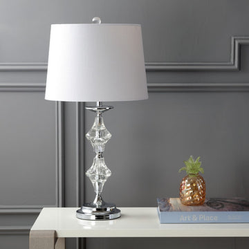 Madison 27.5" Crystal LED Table Lamp - JONATHAN Y